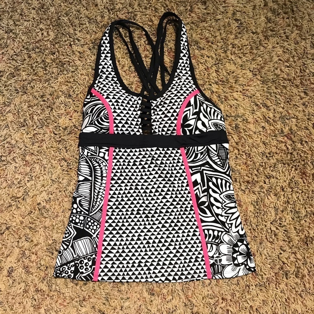 Trina Turk Pop Tropics Workout Tank Size S